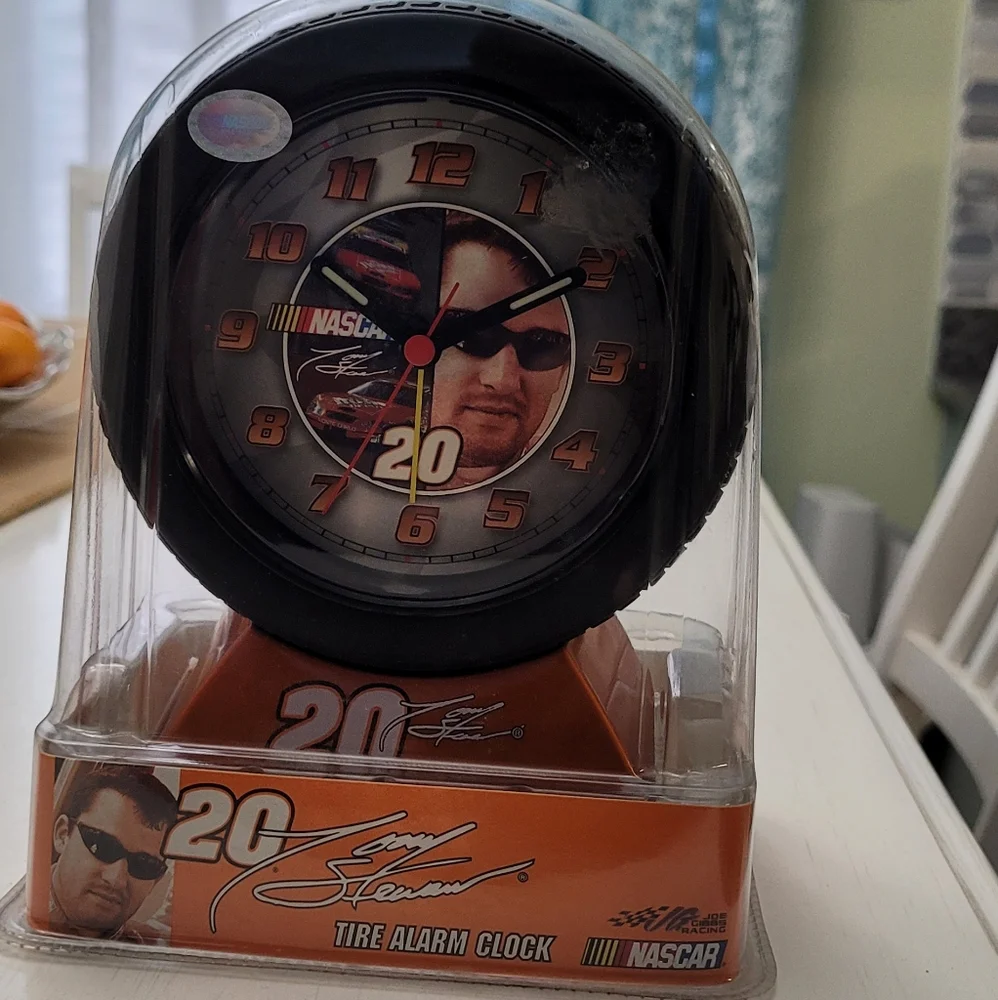 Nascar Tony Stewart Tire Clock